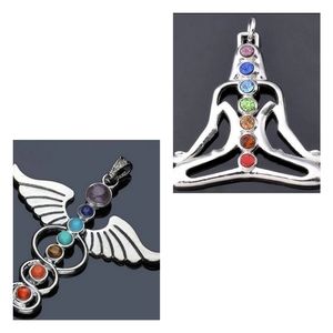 Bundle of 2 Reiki Chakra Healing Pendant